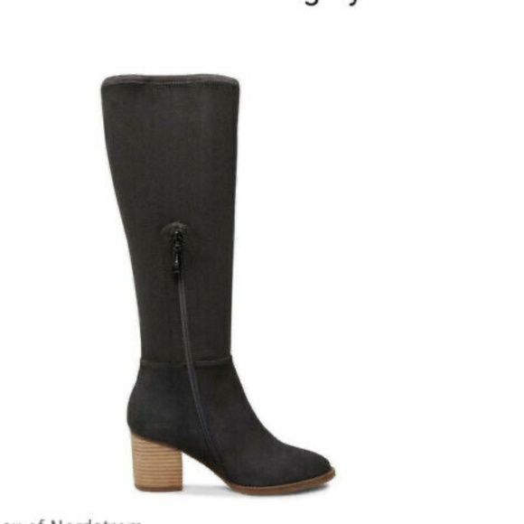 Blondo Shoes - NEW Blondo Women’s Nada Waterproof Knee High TALL Boots GRAY COMFORT FIT STRETCH